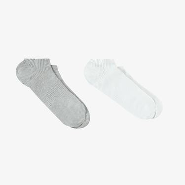  UNITED4 Unisex Gri/Beyaz 2'liÇorap