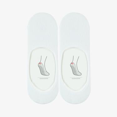  UNITED4 Unisex 2'li Beyaz Çorap