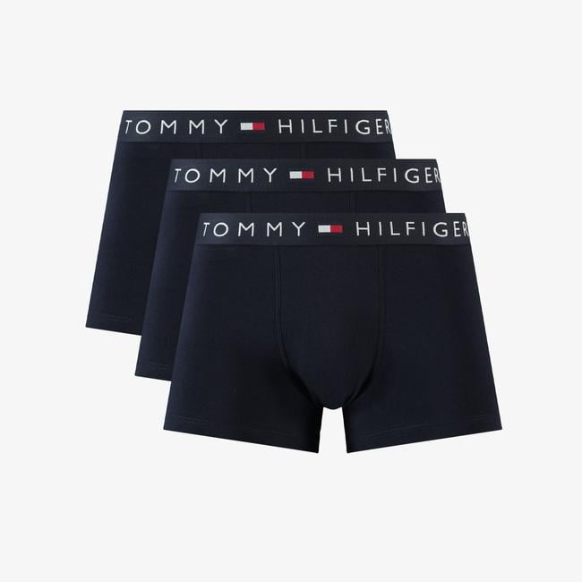  Tommy Hilfiger 3P Trunk Erkek Mavi Boxer