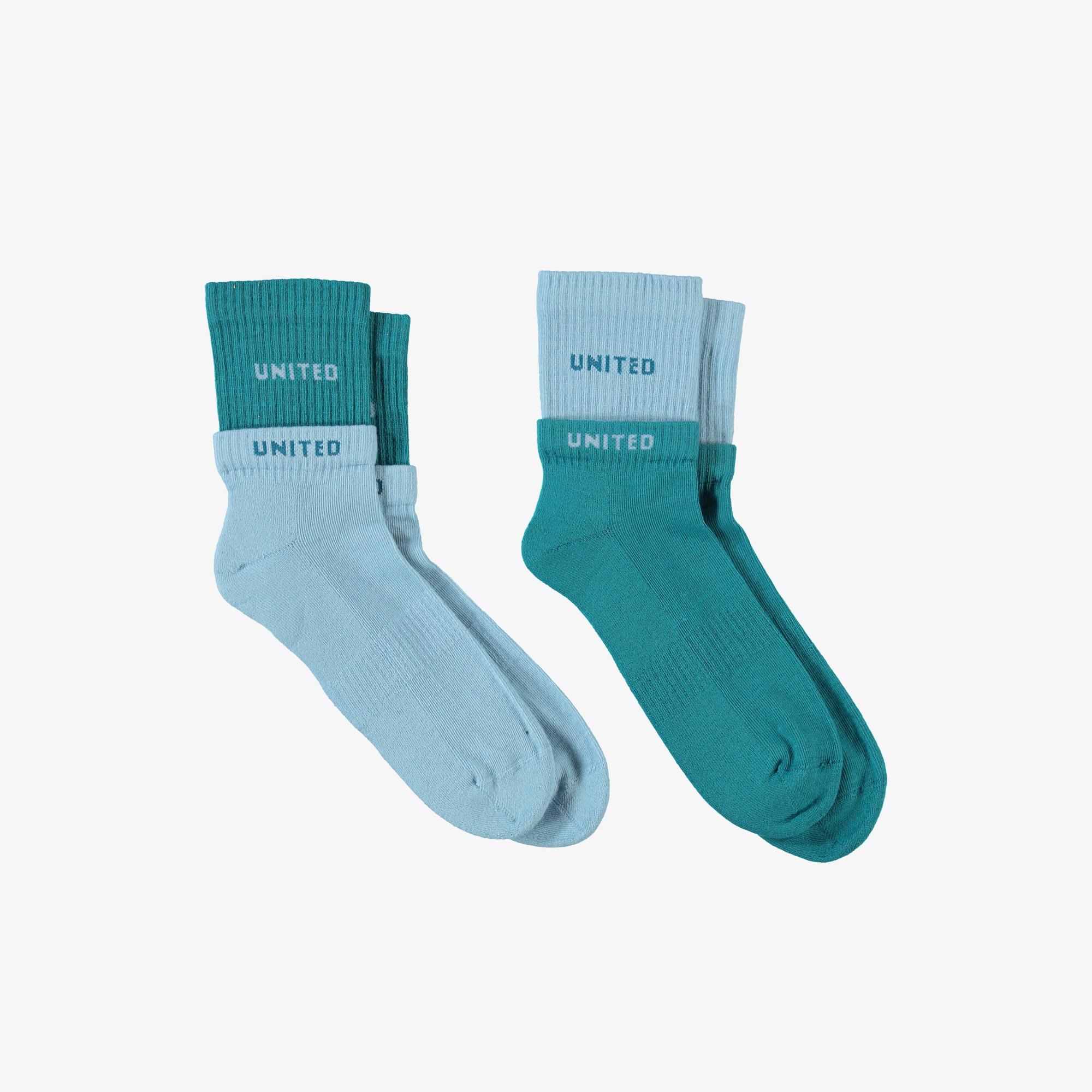 UNITED4 Street  Erkek Mavi 2'li Çorap