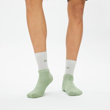  UNITED4 Erkek Yeşil/Gri 2'li Çorap