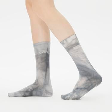  UNITED4 Unisex Gri/Yeşil 2'li Çorap