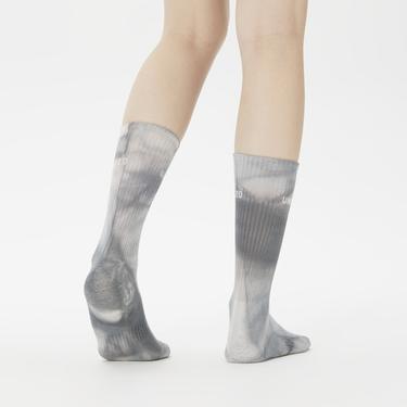  UNITED4 Unisex Gri/Yeşil 2'li Çorap