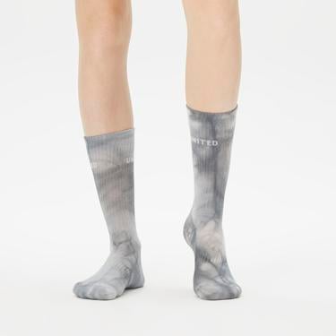  UNITED4 Unisex Gri/Yeşil 2'li Çorap
