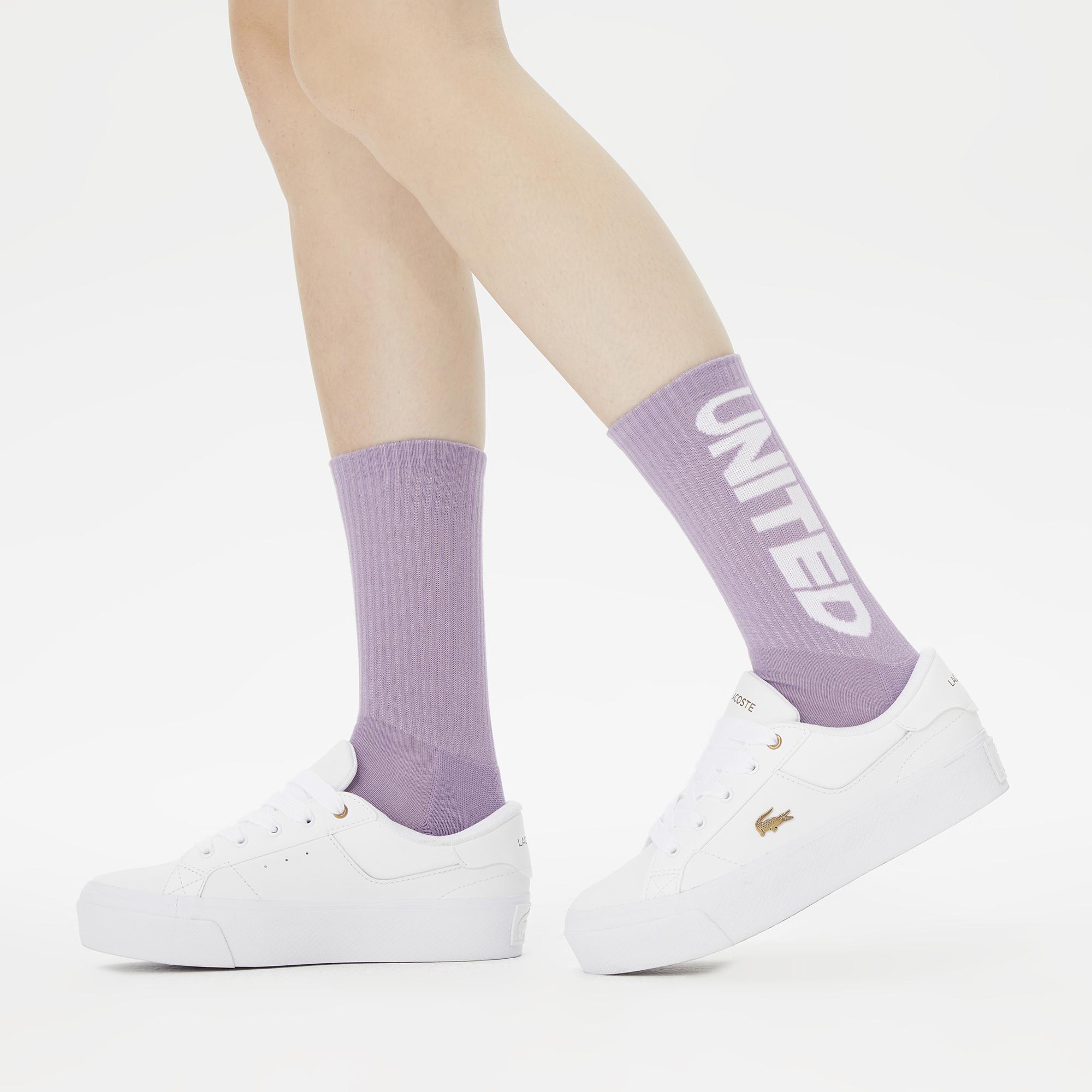 UNITED4 Kadın Mor Çorap