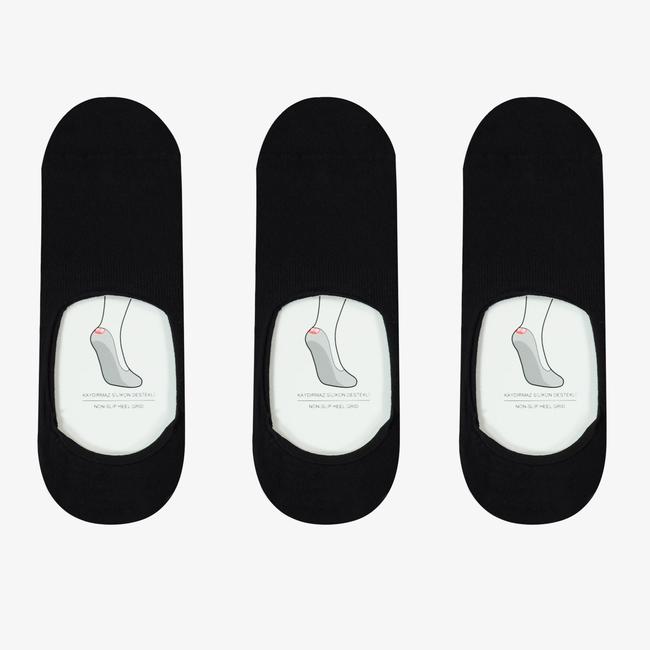  UNITED4 Erkek Siyah 3'lü Çorap