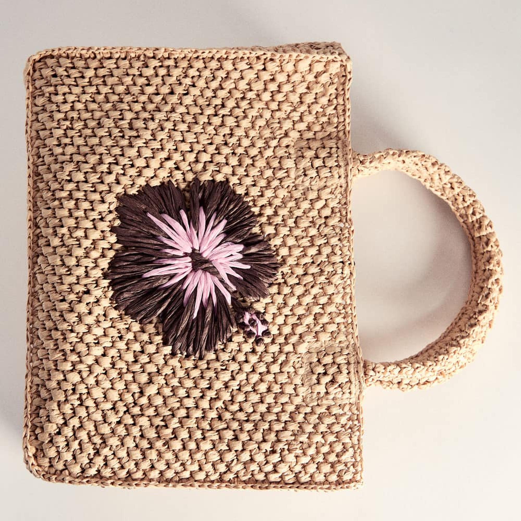 Mango Kadın Doğal Elyaf El Çantası Bej