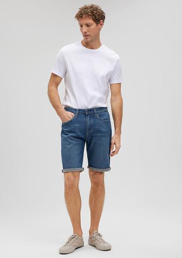  Mavi Brian Street Gölgeli İndigo Mavi Jean Şort 0418487143