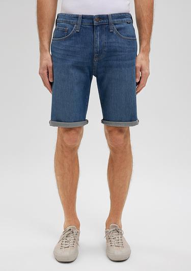  Mavi Brian Street Gölgeli İndigo Mavi Jean Şort 0418487143