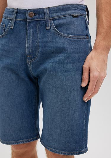  Mavi Brian Street Gölgeli İndigo Mavi Jean Şort 0418487143