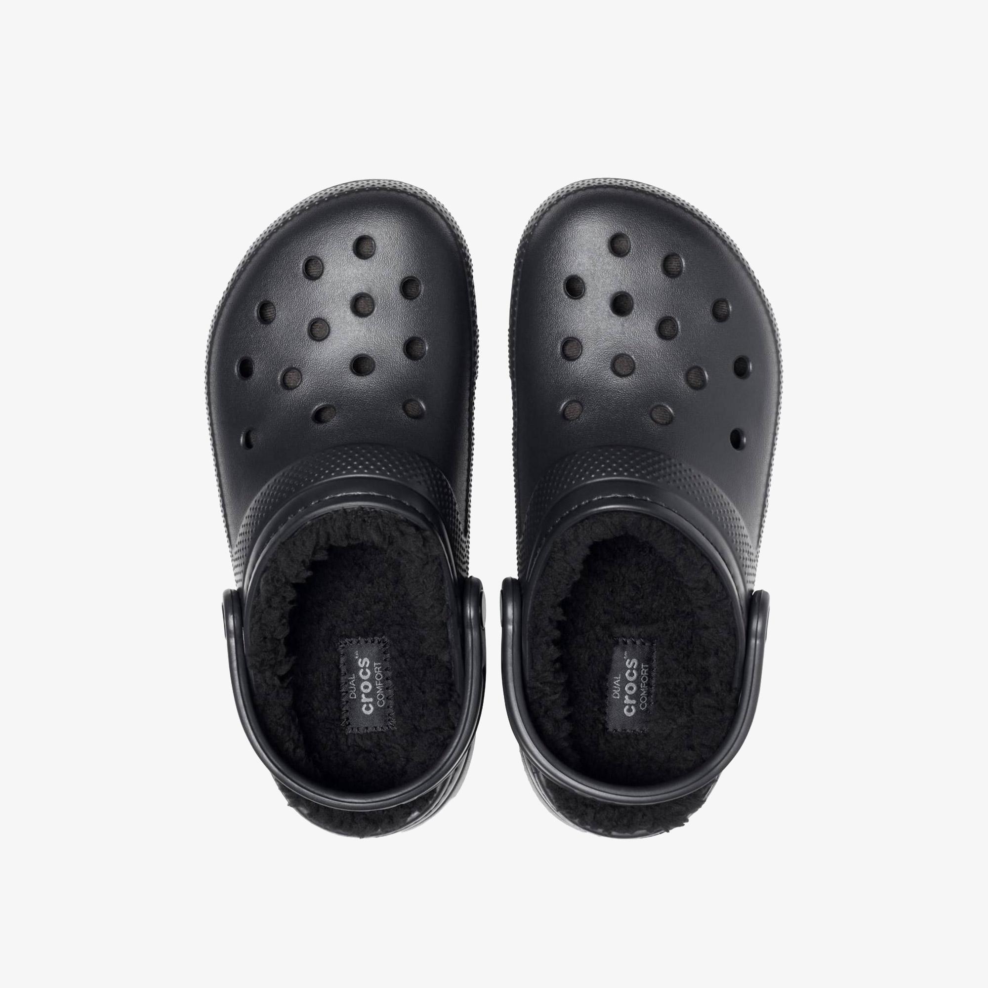 Crocs Classic Lined Clog Unisex Siyah Terlik