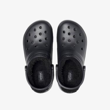  Crocs Classic Lined Clog Unisex Siyah Terlik