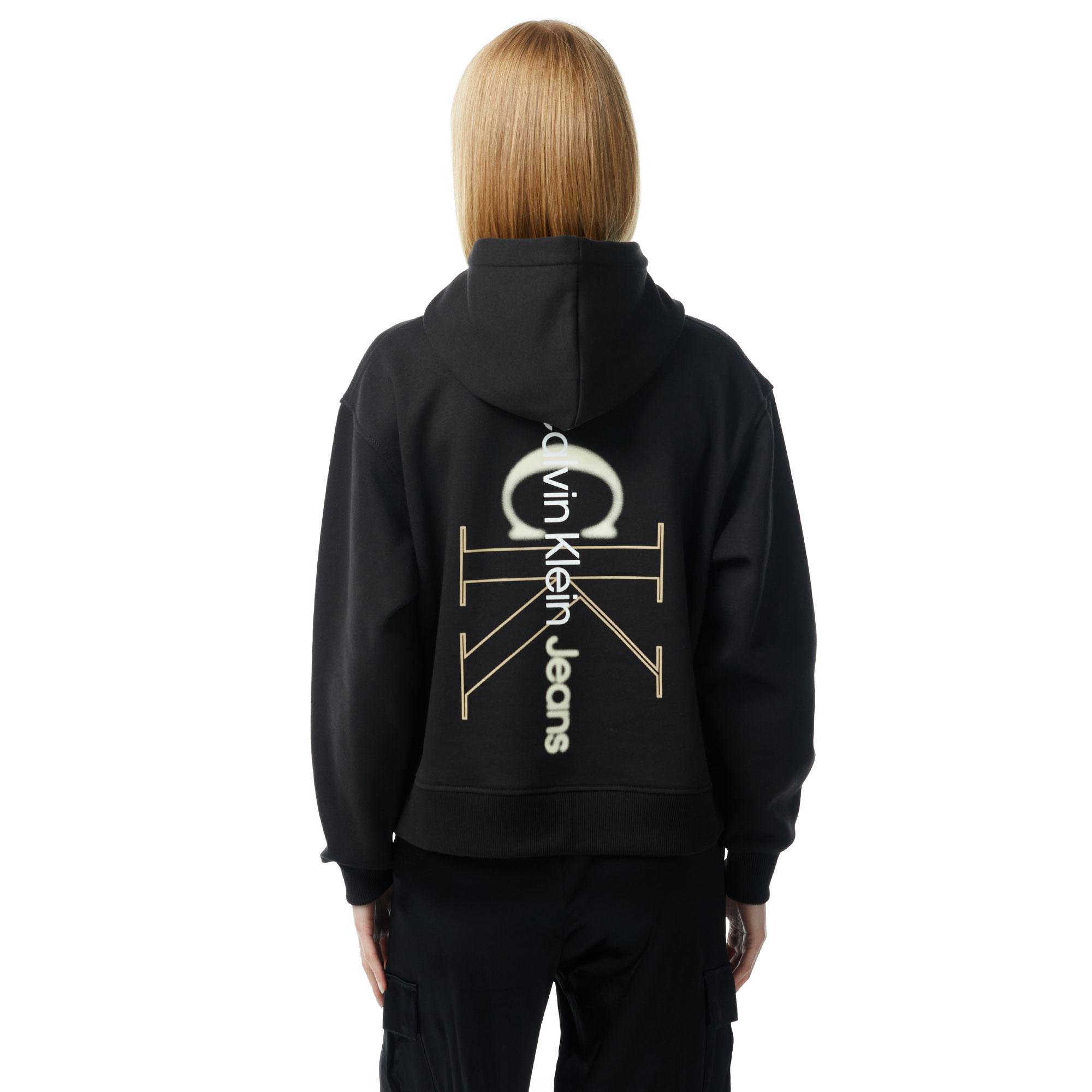 Calvin Klein Jeans Second Skin Kadın Siyah Sweatshirt