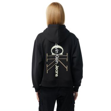  Calvin Klein Jeans Second Skin Kadın Siyah Sweatshirt