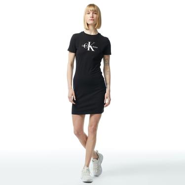  Calvin Klein Jeans Diffused Kadın Siyah Elbise