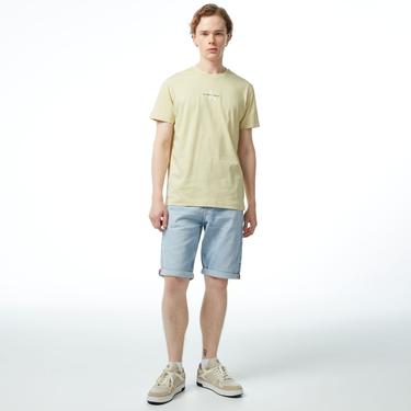  Calvin Klein Jeans Monologo Erkek Yeşil T-Shirt