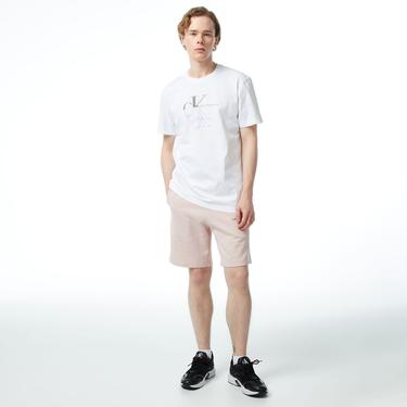  Calvin Klein Jeans Meta Minimal Erkek Beyaz T-Shirt
