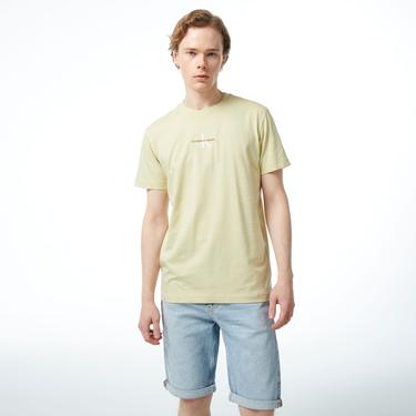  Calvin Klein Jeans Monologo Erkek Yeşil T-Shirt