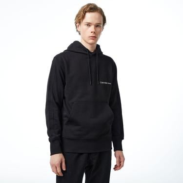  Calvin Klein Jeans Institutional Erkek Siyah Sweatshirt