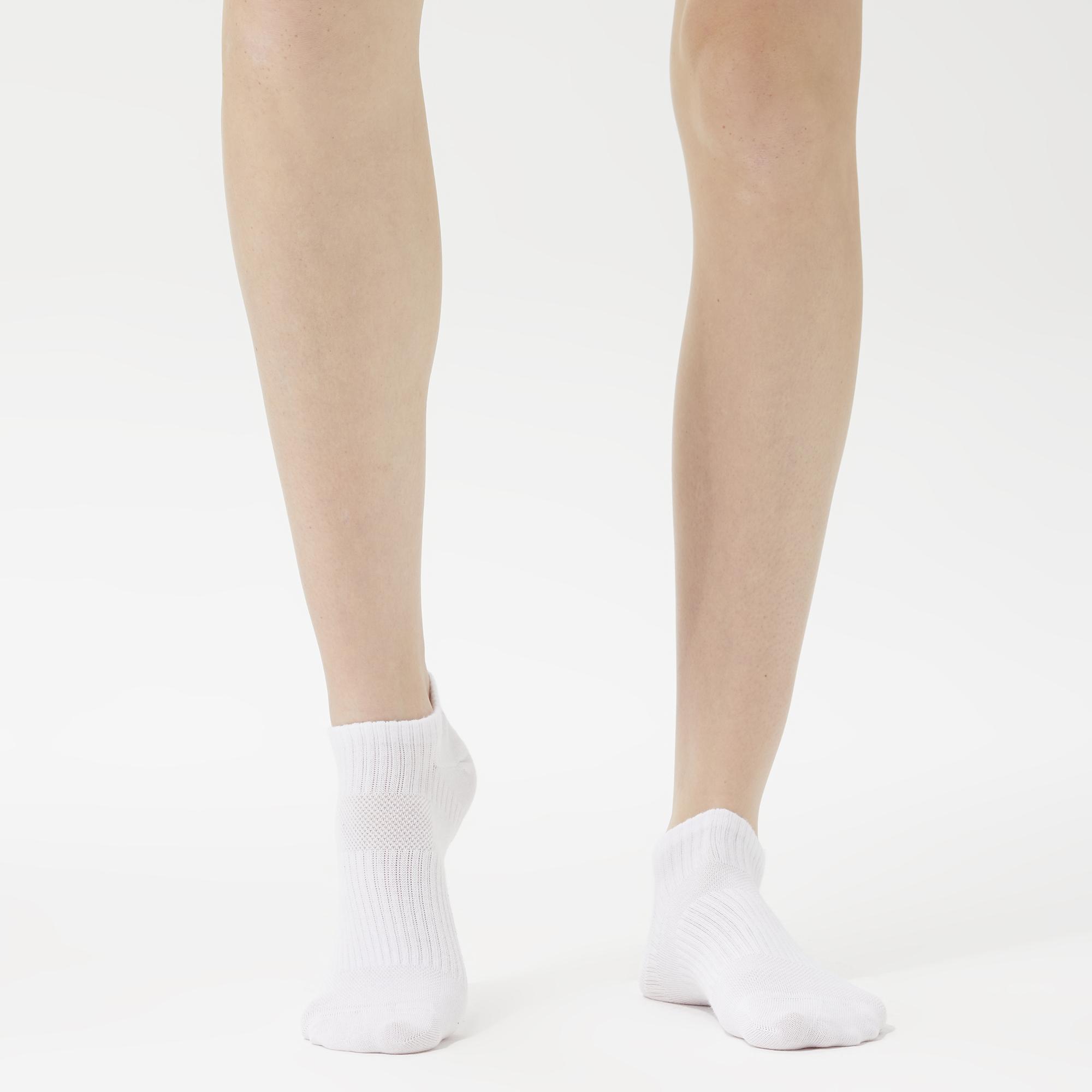 UNITED4 Kadın Beyaz/Siyah/Gri 3'lü Çorap