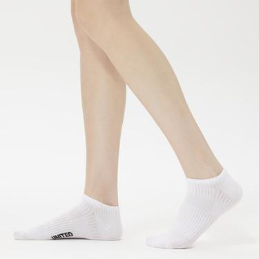  UNITED4 Kadın Beyaz/Siyah/Gri 3'lü Çorap