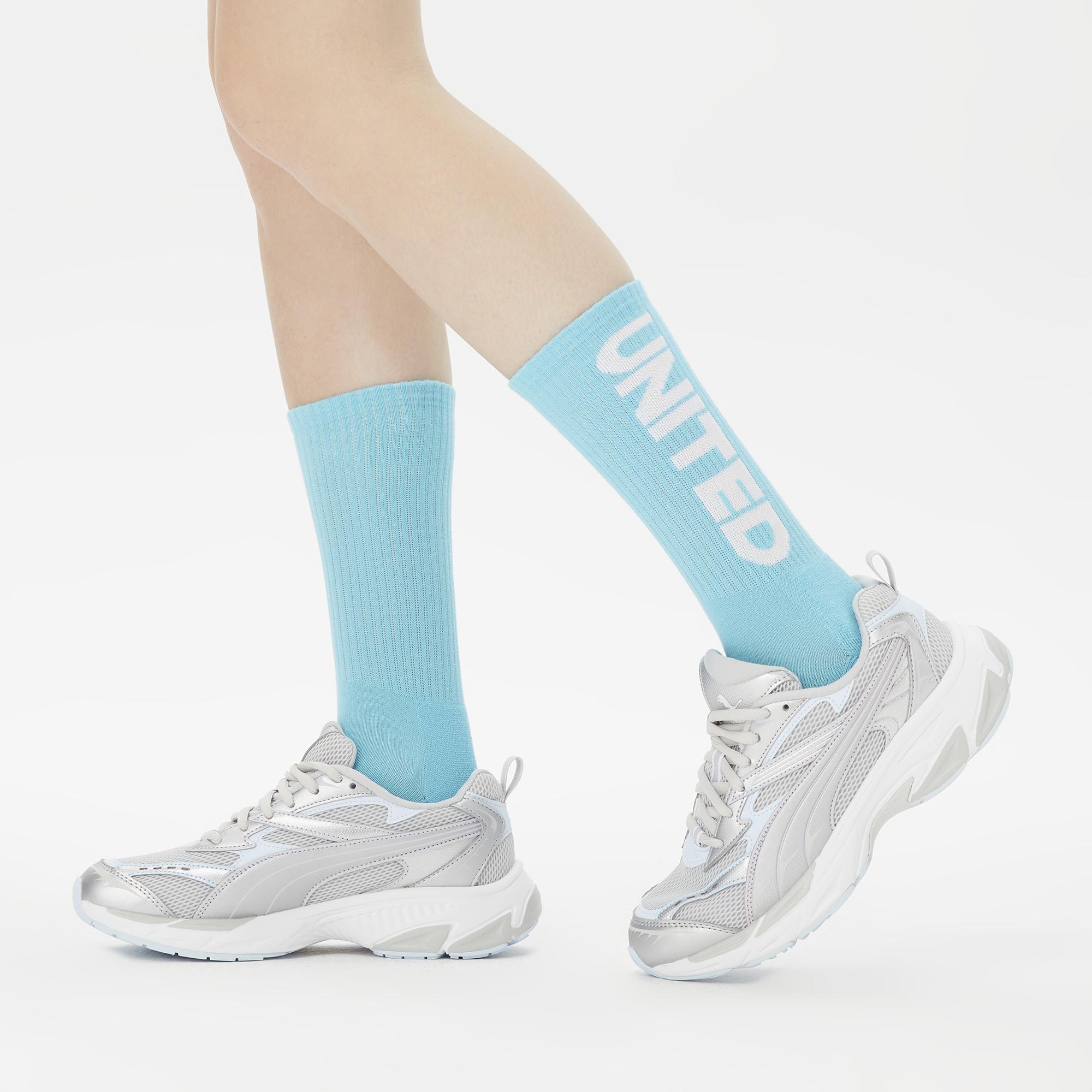 UNITED4 Unisex Mavi Çorap