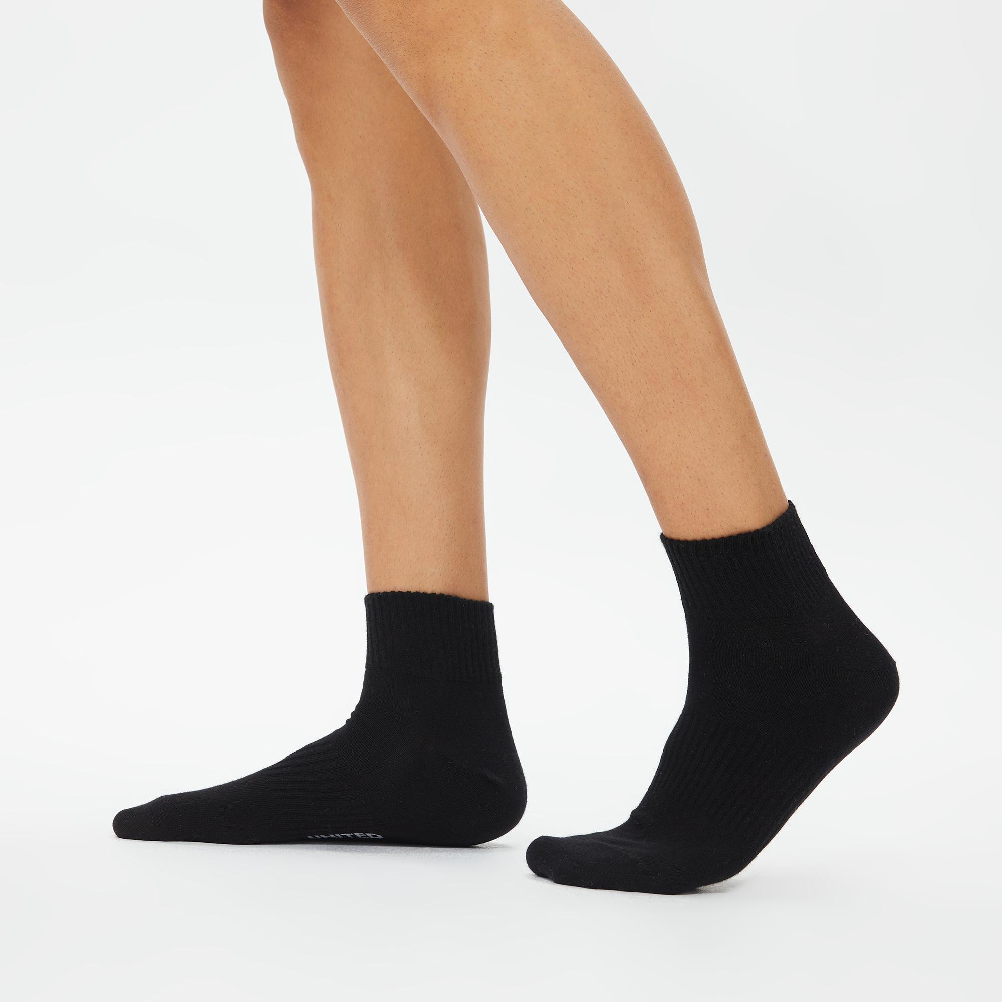 UNITED4 Core Unisex Siyah Çorap