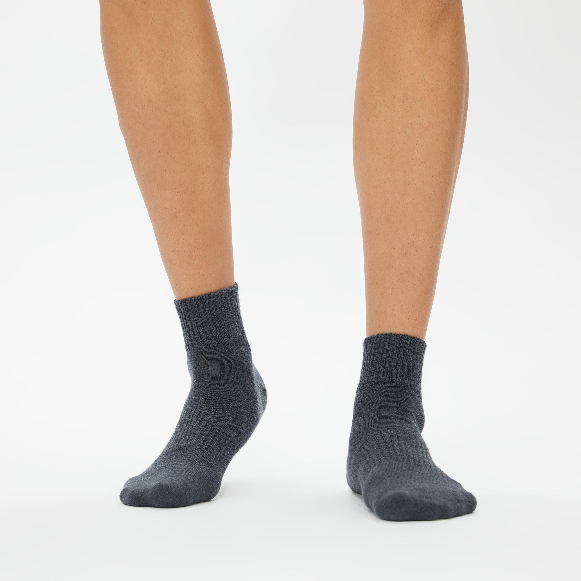 UNITED4 Unisex Gri Çorap