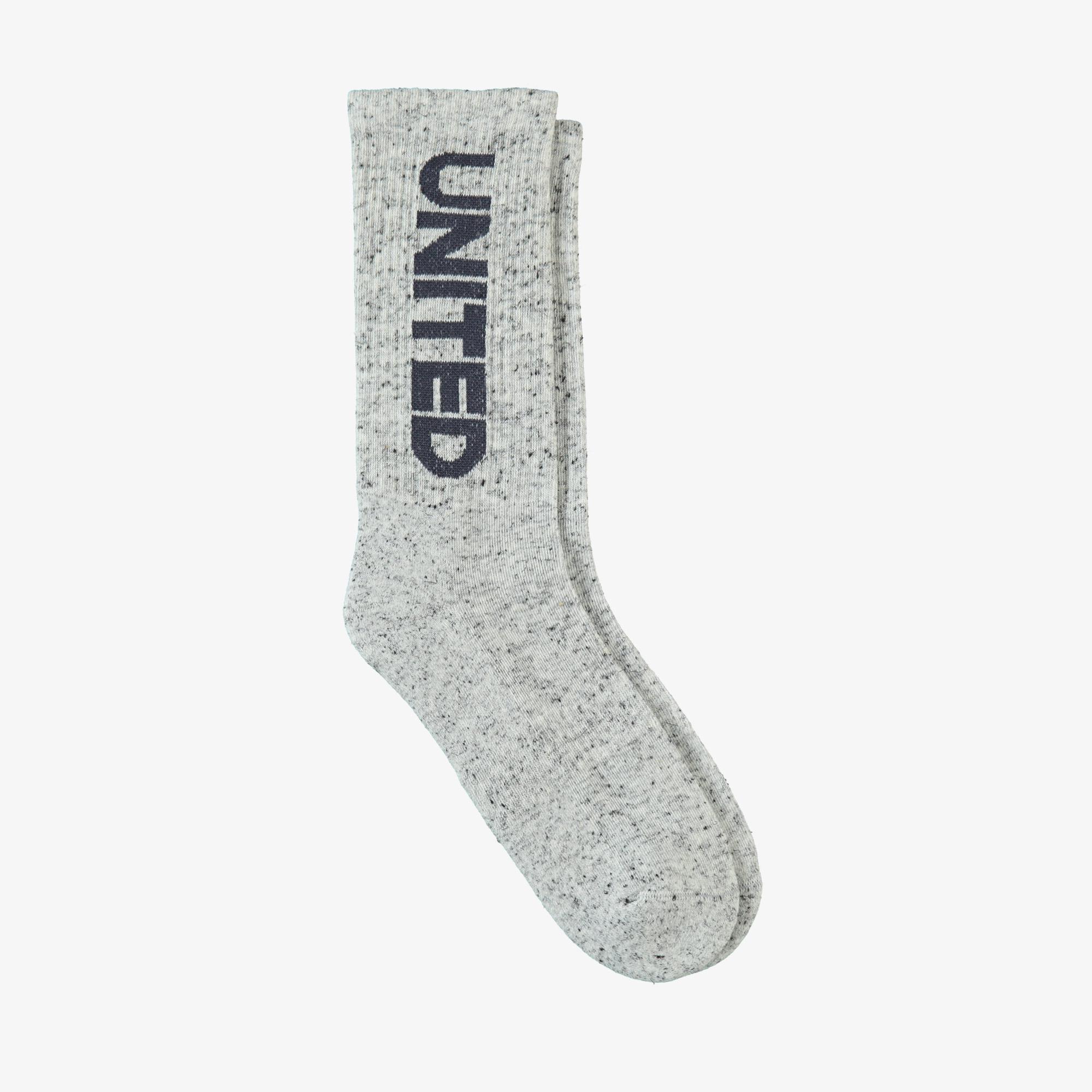 UNITED4 Classic Unisex Gri Çorap