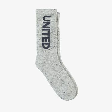  UNITED4 Classic Unisex Gri Çorap
