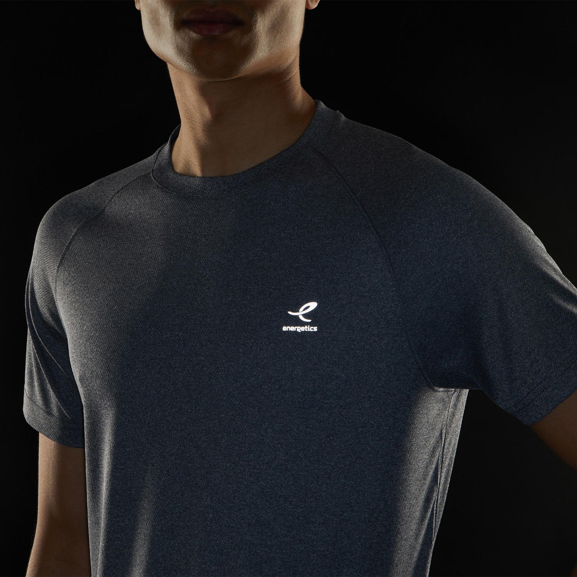 Energetics Erkek Gri Koşu T-Shirt