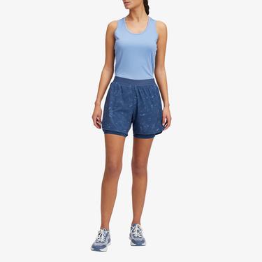  Energetics 2in1 Kadın Mavi Koşu Şortu