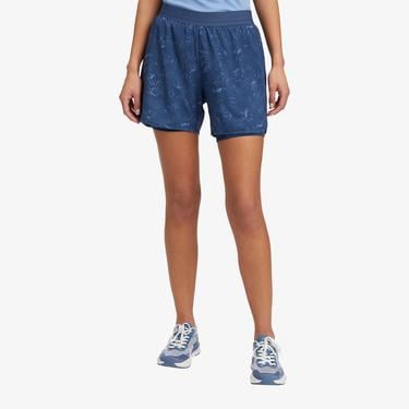  Energetics 2in1 Kadın Mavi Koşu Şortu