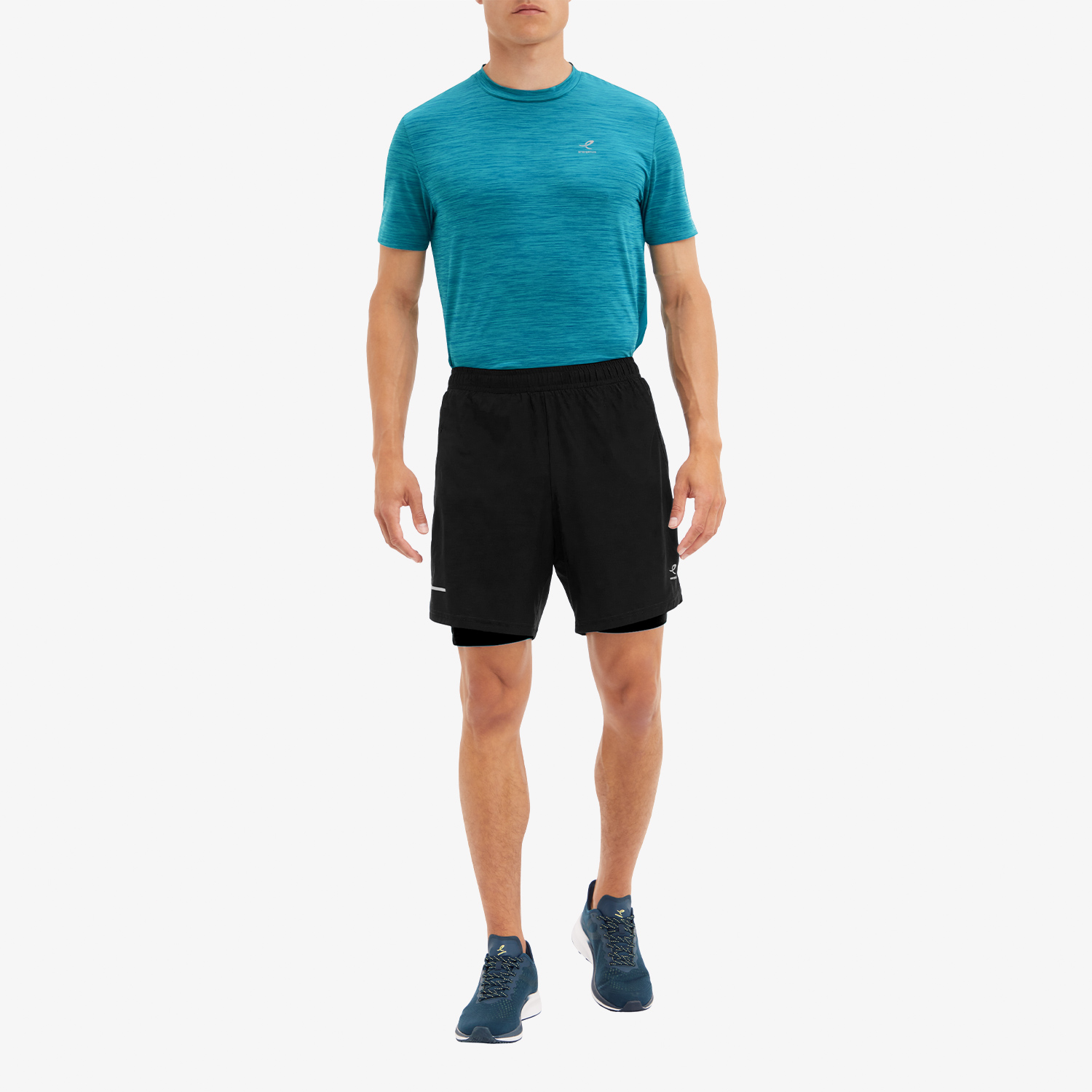  Energetics Allen Erkek Siyah Koşu Şortu