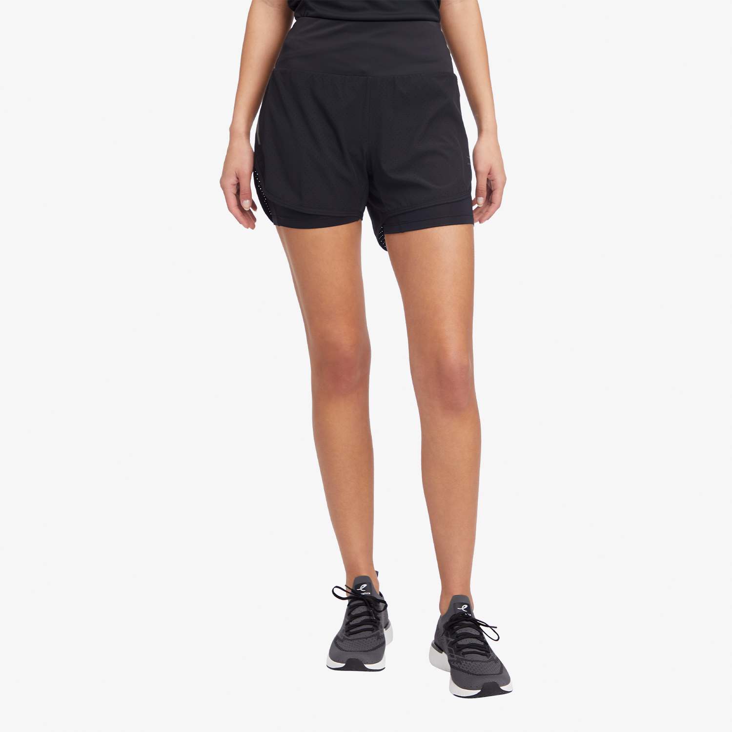  Energetics Impa Mesh Kadın Siyah Antrenman Şort