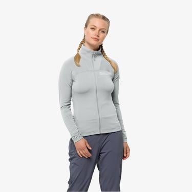  Jack Wolfskin Prelight Fz Kadın Gri Eşofman Üstü