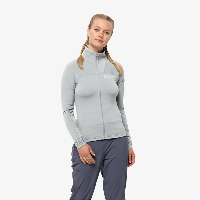  Jack Wolfskin Prelight Fz Kadın Gri Eşofman Üstü