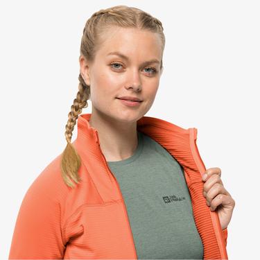  Jack Wolfskin Prelight Fz Kadın Turuncu Eşofman Üstü