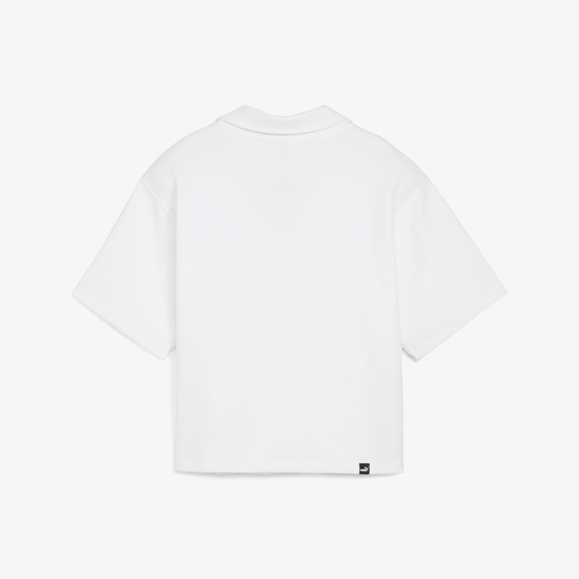 Puma Her Kadın Beyaz Günlük T-Shirt