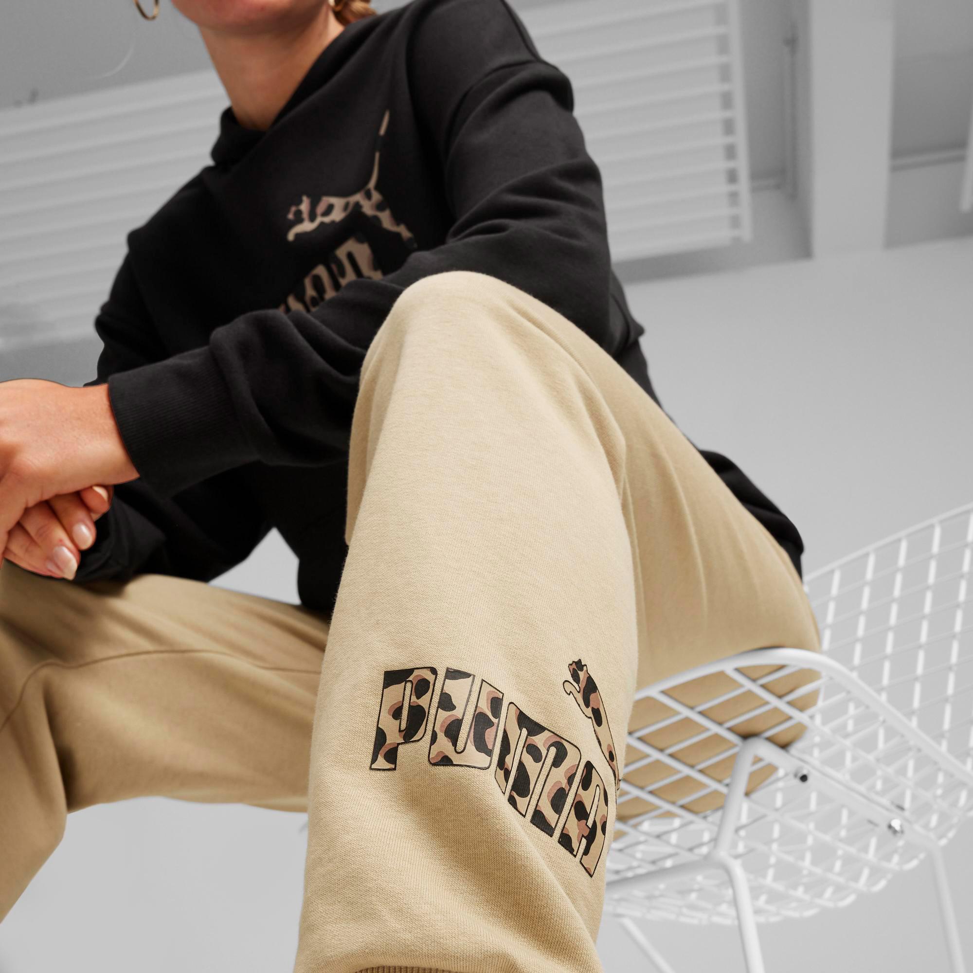 Puma Ess Animal Kadın Bej Günlük Eşofman Altı