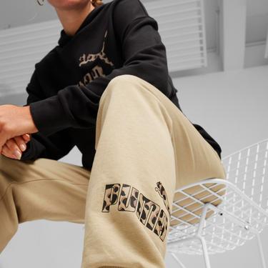  Puma Ess Animal Kadın Bej Günlük Eşofman Altı