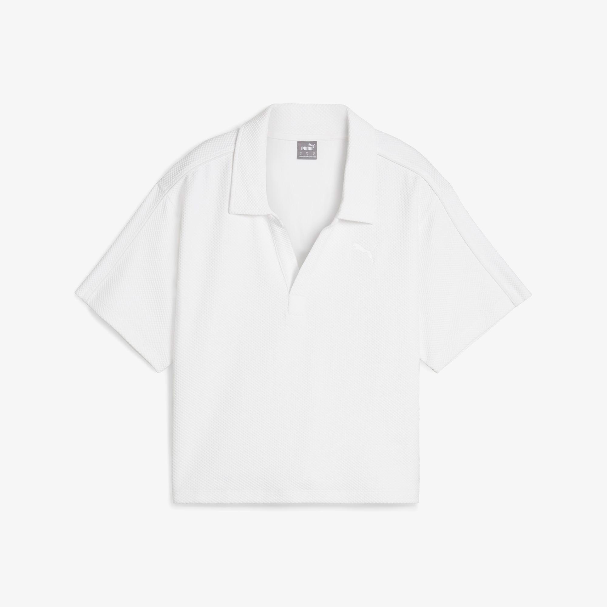 Puma Her Kadın Beyaz Günlük T-Shirt