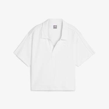 Puma Her Kadın Beyaz Günlük T-Shirt