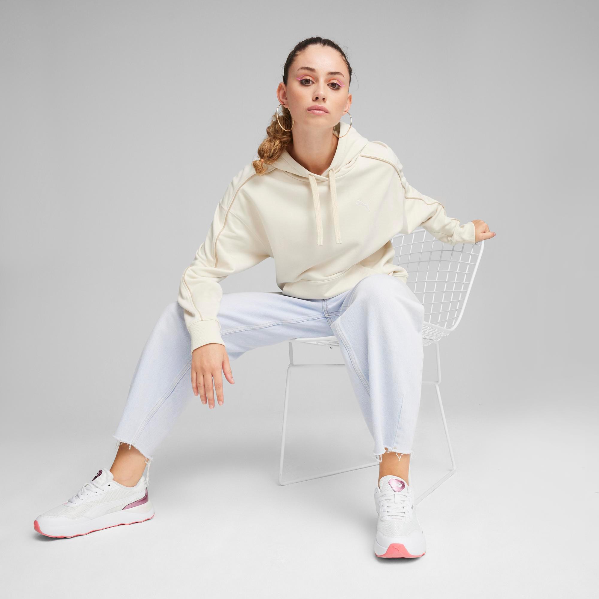 Puma Her Kadın Krem Günlük Sweatshirt