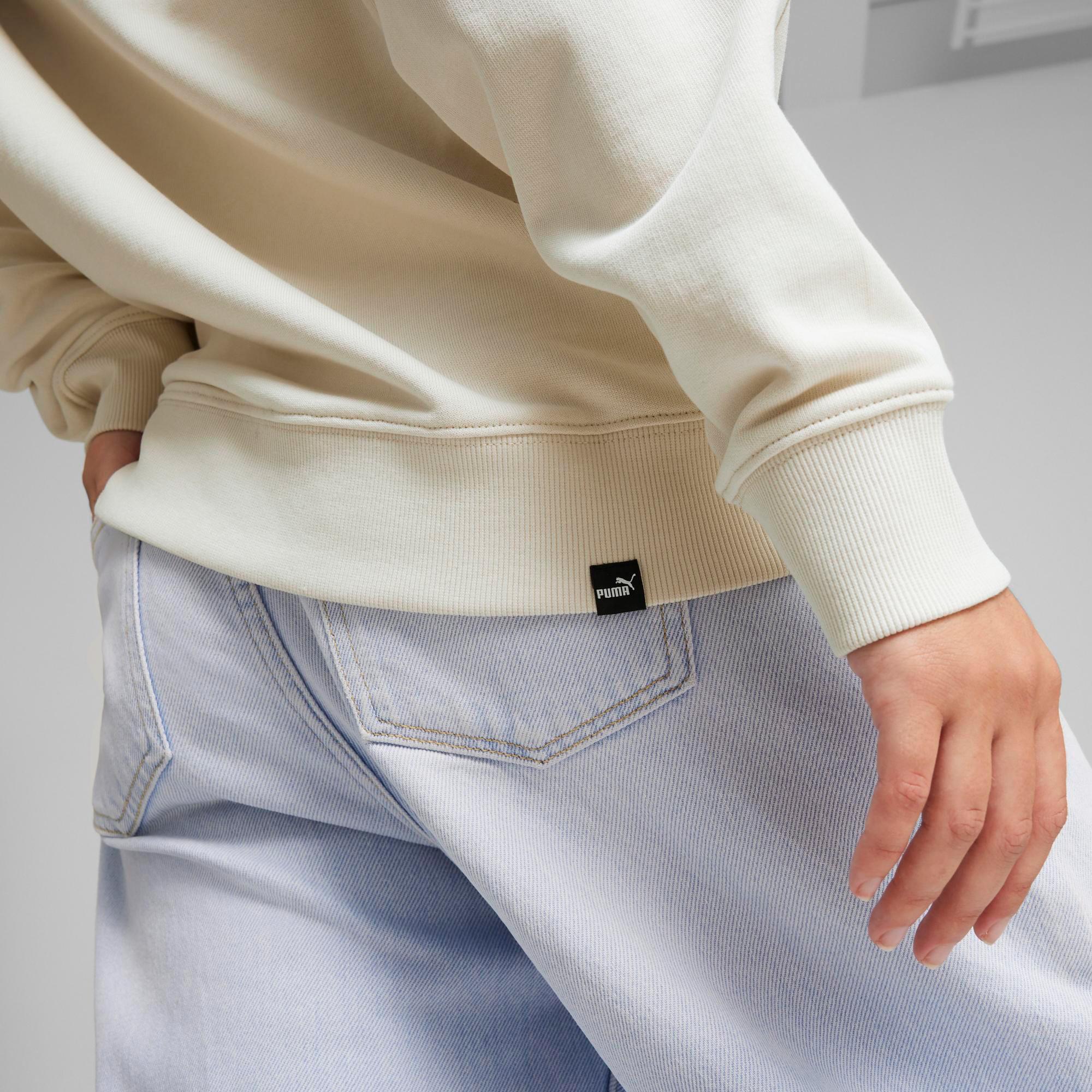 Puma Her Kadın Krem Günlük Sweatshirt