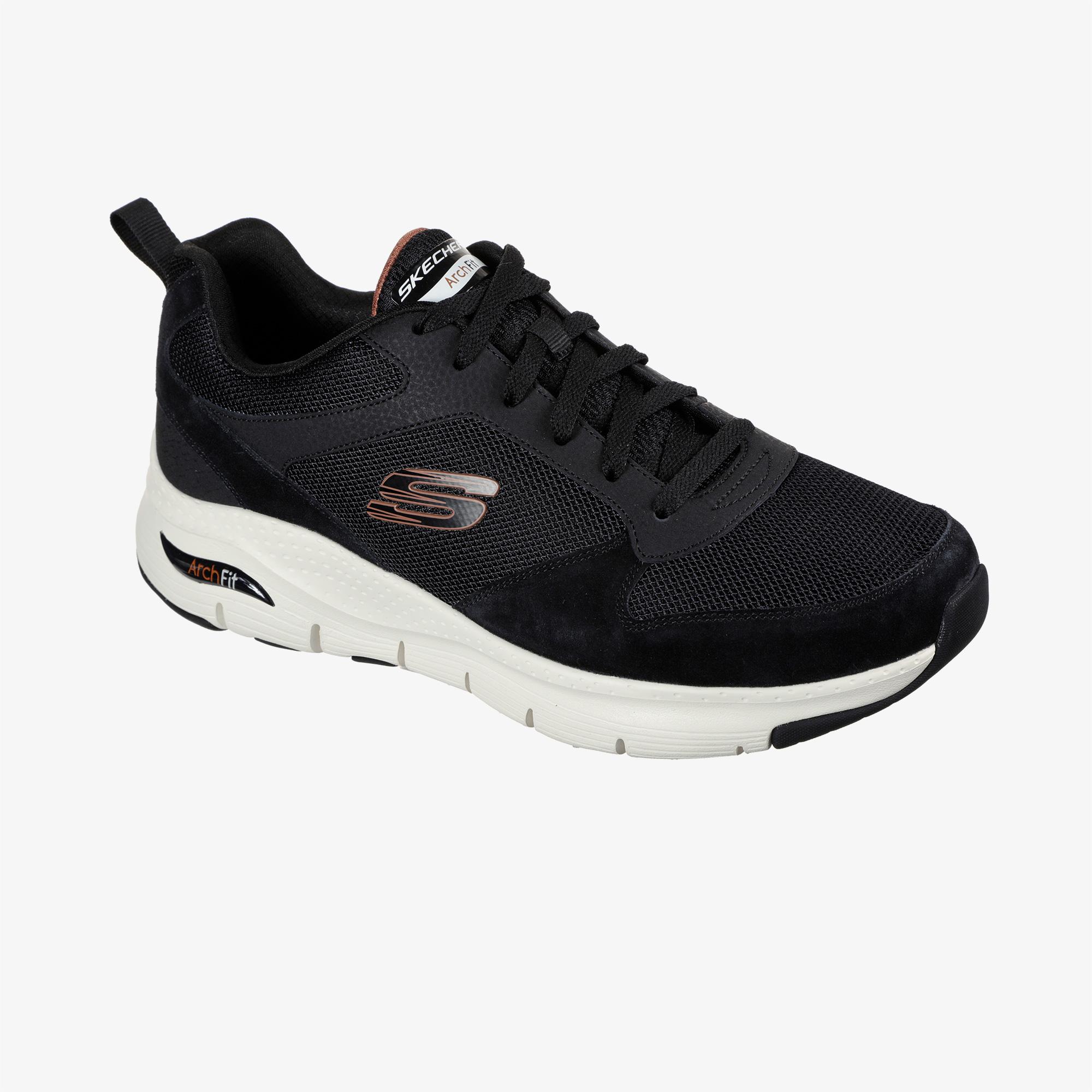 Skechers Arch Fit - Servitica Erkek Siyah Spor Ayakkabı