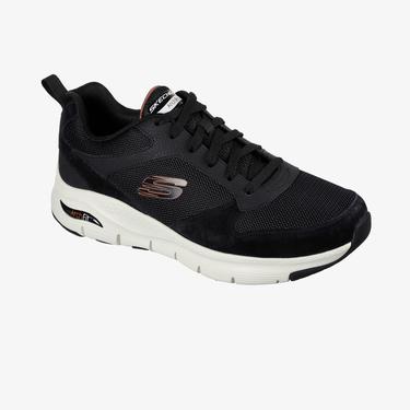  Skechers Arch Fit - Servitica Erkek Siyah Spor Ayakkabı