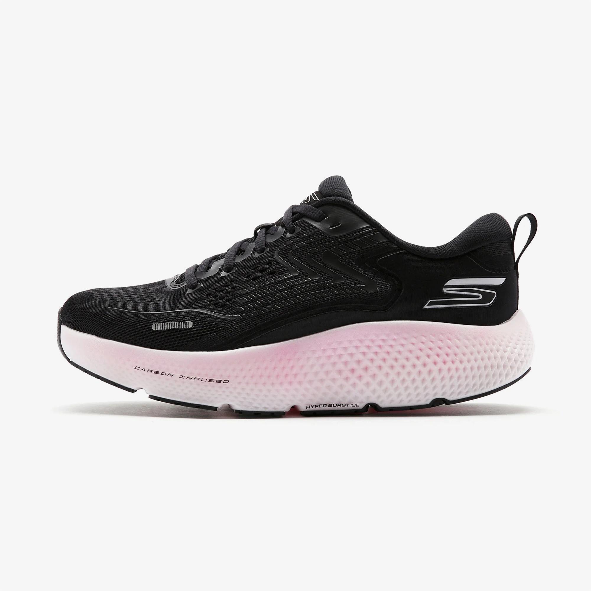 Skechers Go Run Max Road 6 Kadın Siyah Koşu Ayakkabısı