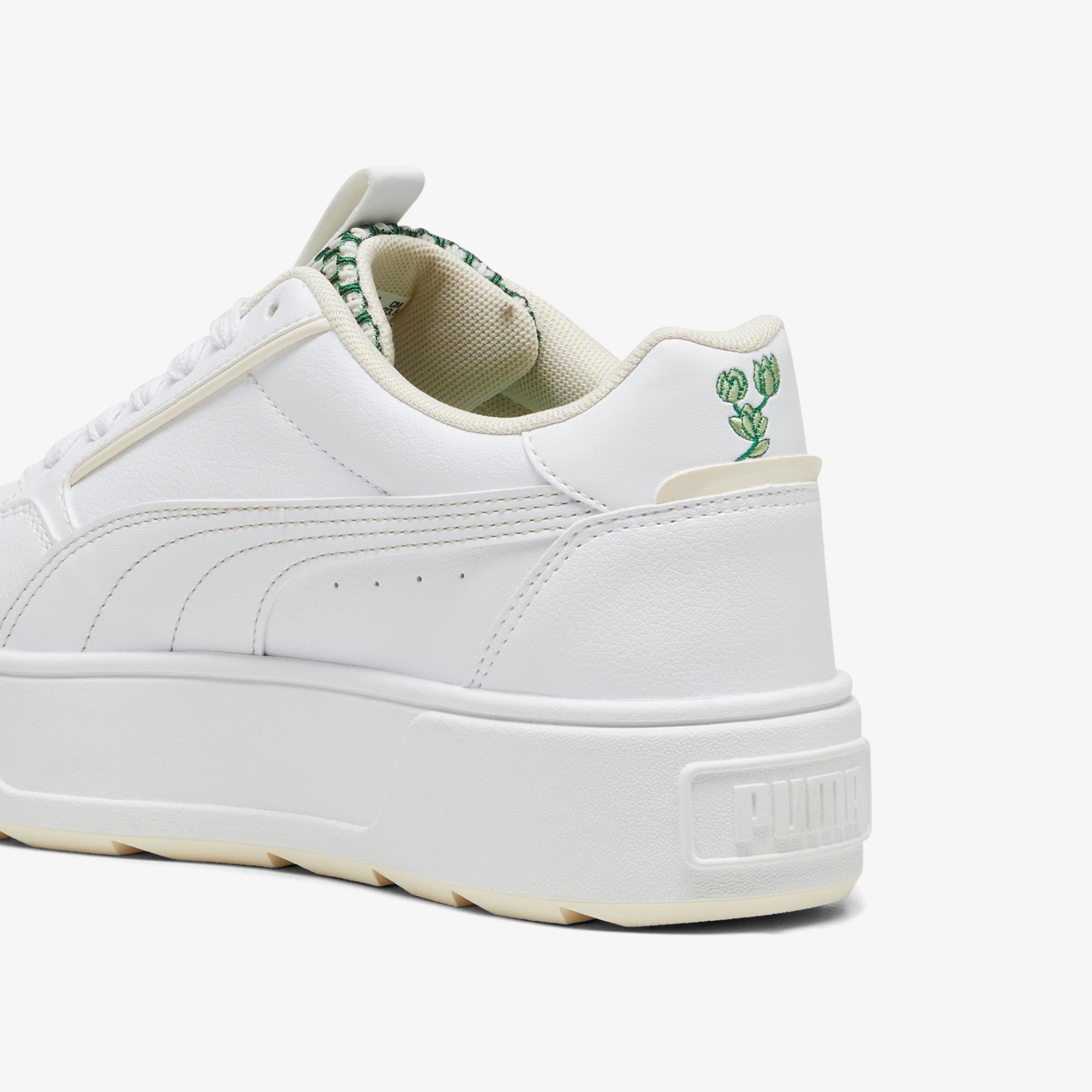 Puma Puma Karmen Rebelle Blossom Kadın Beyaz Günlük Spor Ayakkabı Sneaker | FashFed Beyaz - 9. görsel