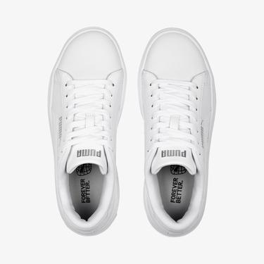  Puma Smash Platform V3 Kadın Beyaz Spor Ayakkabı
